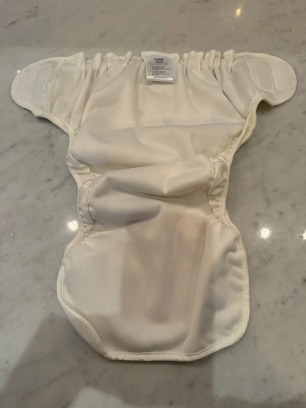 NWOT Imse Vimse White Safari Print Reusable Swim Diaper Cover 24-30 lbs.